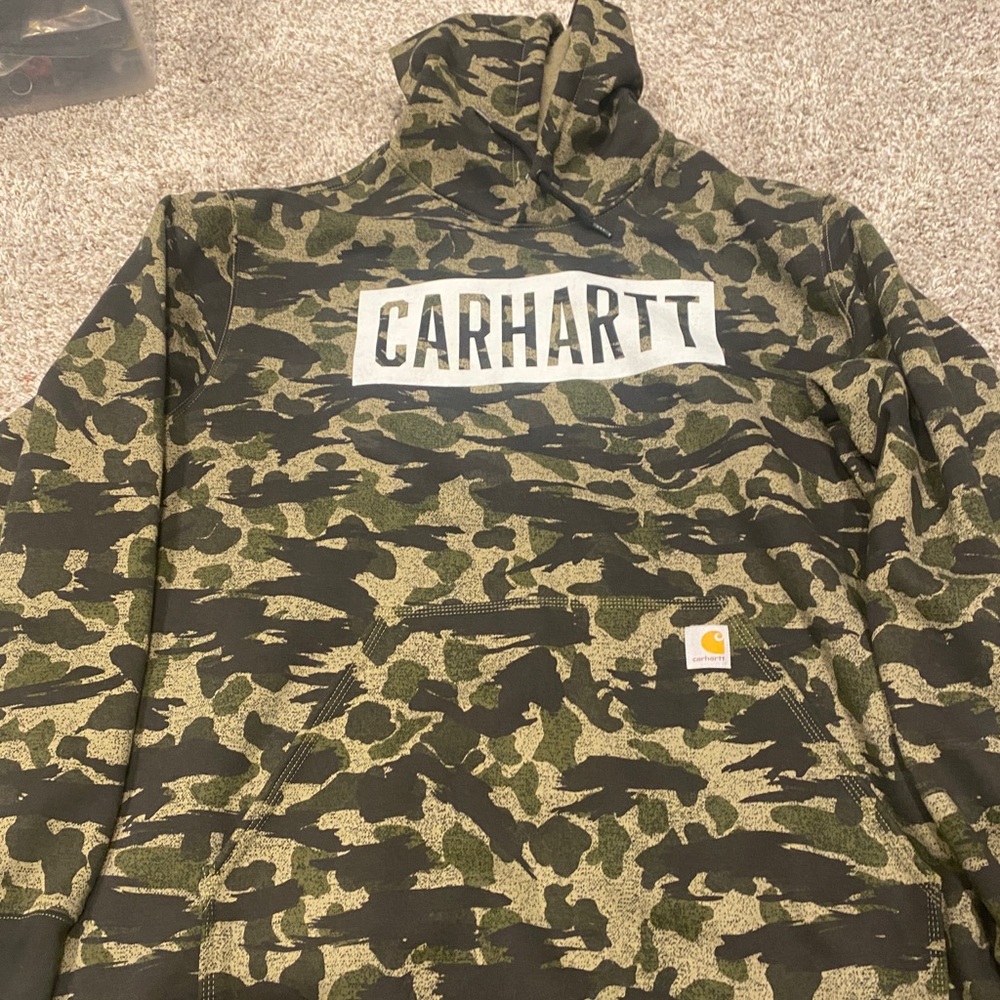 Carhartt Camo Hoodie 3XL Tall
